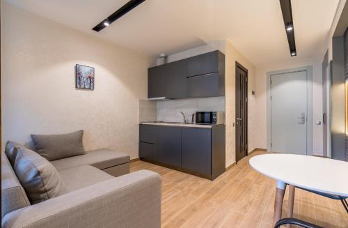 Η κουζίνα ή μικρή κουζίνα στο New Gudauri Atrium 445