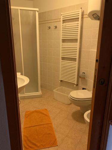 Phòng tắm tại Monolocale Campodolcino