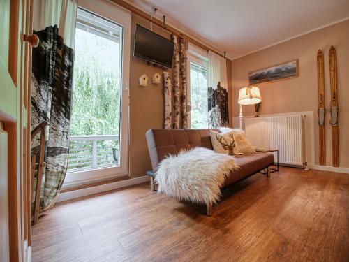 Χώρος καθιστικού στο Three B's Bed and Breakfast