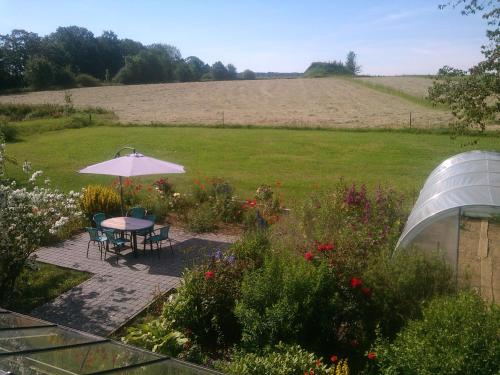 Zahrada ubytování Gîte aux prés de mon père