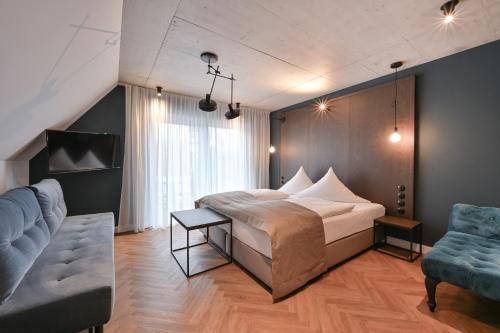 Zona de estar de Hotel Sonne