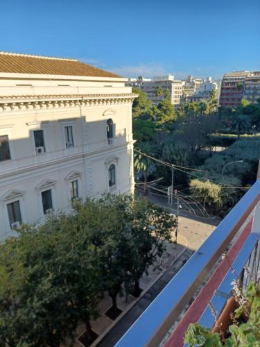 a view from the balcony of a building at Hotel Costa in Bari