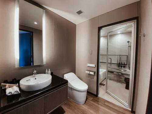 Kupatilo u objektu Hinode Hills Niseko Village - Small Luxury Hotels of The World