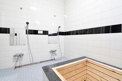 Koupelna v ubytování Chalet Strickland