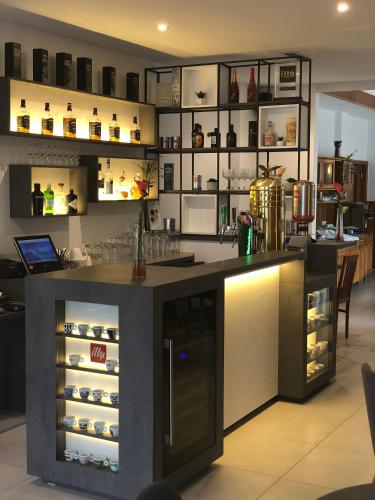 Lounge nebo bar v ubytování Hotel Bajt Maribor