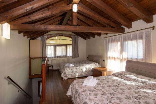 เตียงในห้องที่ CA RAFFAELLO lovely house near Venice