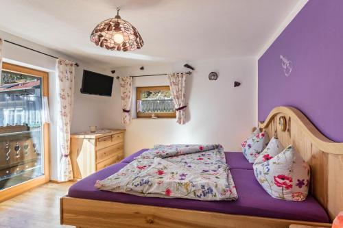 Katil atau katil-katil dalam bilik di Ferienwohnung Amethyst