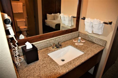 Et badeværelse på Comfort Inn & Suites St Louis - Chesterfield