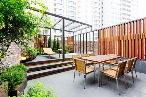 A balcony or terrace at MD HOTEL Dongtan - Formerly Staz Hotel Dongtan