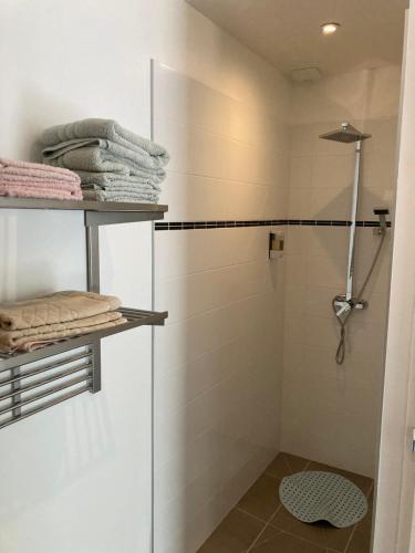 Koupelna v ubytování Chambres d'hotes Maison Gille