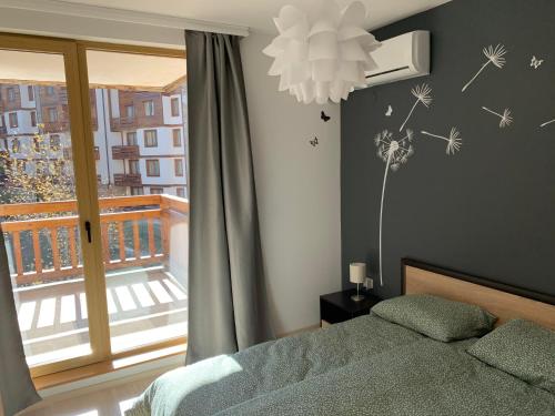 Кровать или кровати в номере Premium Apartments Bansko