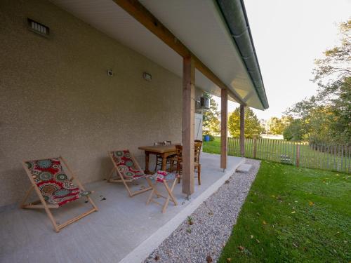 Zahrada ubytování gîte de June