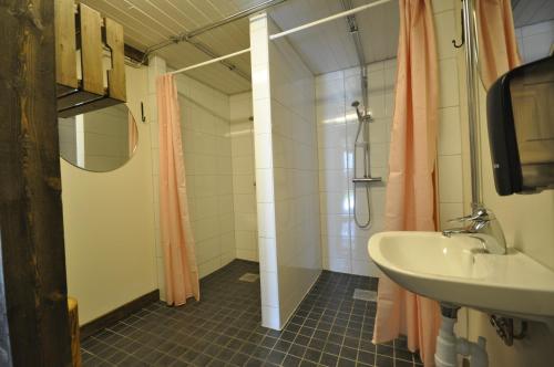 Vonios kambarys apgyvendinimo įstaigoje Sonfjällscampen