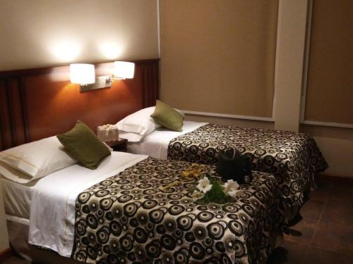 Hotel Irunにあるベッド