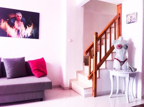Posezení v ubytování Gloria's house