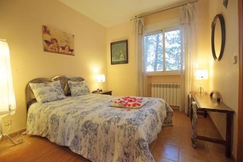 Postel nebo postele na pokoji v ubytování Villa Antares para 2 a 10 personas en Renera