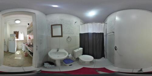 ห้องน้ำของ Pousada Nova Primavera