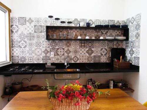 Kuhinja ili čajna kuhinja u objektu Aldeia Corumbau