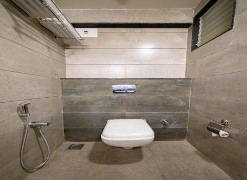Koupelna v ubytování Ashok inn