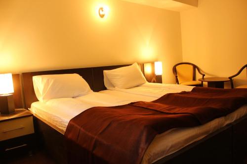 Hotel Domogledにあるベッド
