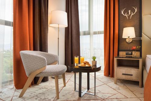 Ruang duduk di Hotel Jägerhof