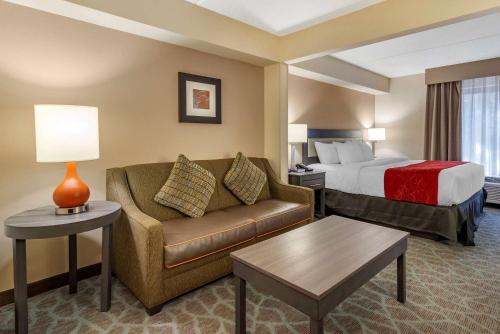 Oleskelutila majoituspaikassa Comfort Suites Alpharetta-Roswell - Atlanta Area