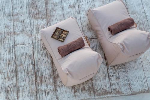 Χώρος καθιστικού στο Naxian Lounge Villas