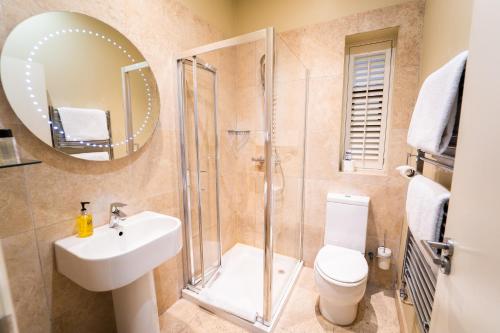 Koupelna v ubytování Brooks Guesthouse