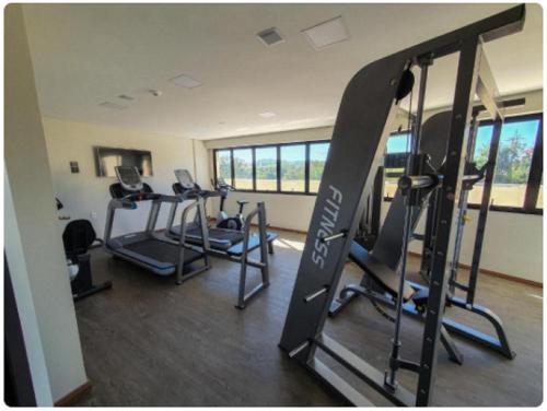 Gimnasio o instalaciones de fitness de Class Hotel Piracicaba