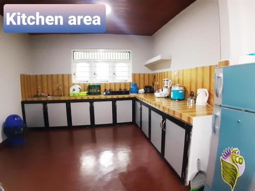 Dapur atau dapur kecil di Mutu villa