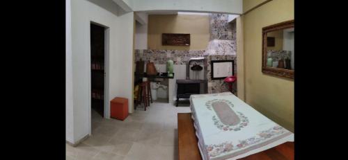 Ein Bett oder Betten in einem Zimmer der Unterkunft Casa de Família