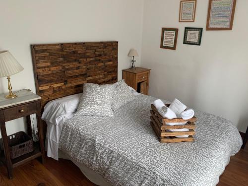 Postel nebo postele na pokoji v ubytování Casa Camino Real