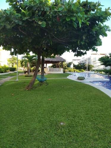 Сад в Marina Diamante Acapulco con todos los Servicios