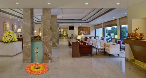 Posezení v ubytování Radisson Jass Hotel, Khajuraho