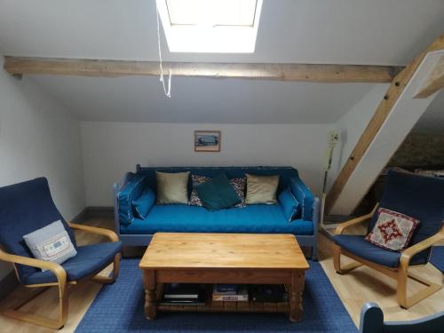 Χώρος καθιστικού στο Apartment Le Buguet