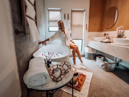 Koupelna v ubytování Menlyn Boutique Hotel