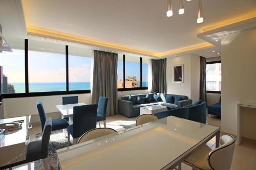 Posezení v ubytování Palm Ville Suites