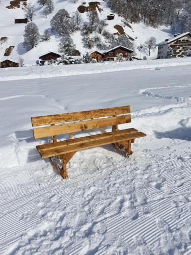 Chalet Pagrüeg durante el invierno