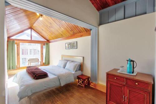 Postel nebo postele na pokoji v ubytování The Red House