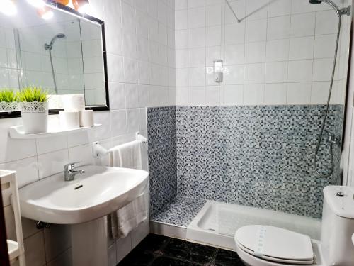 Kylpyhuone majoituspaikassa Viviendas Vacacionales Escuela