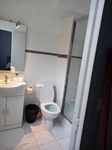 Koupelna v ubytování Hôtel Résidence De Bruxelles