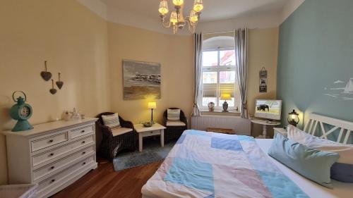 Katil atau katil-katil dalam bilik di Ferienwohnung am Kaiserhof