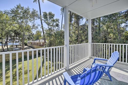 Μπαλκόνι ή βεράντα στο Modern Escape in the Heart of Murrells Inlet