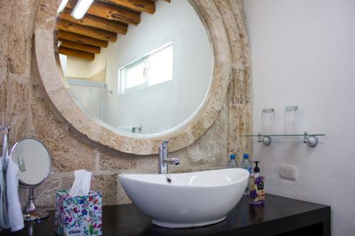 Koupelna v ubytování Finca del Rocio