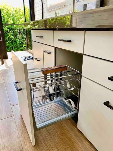 Kuchyň nebo kuchyňský kout v ubytování Hoja Azul Loft Guanacaste