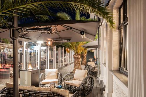 Ein Sitzbereich in der Unterkunft Monaco Ville Wellness