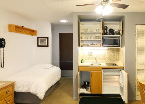 Kuchyň nebo kuchyňský kout v ubytování Tyrolean Lodge