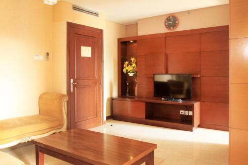 TV a/nebo společenská místnost v ubytování Daily Home Apartment