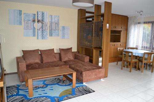 Posezení v ubytování Ferienwohnung BackHaus