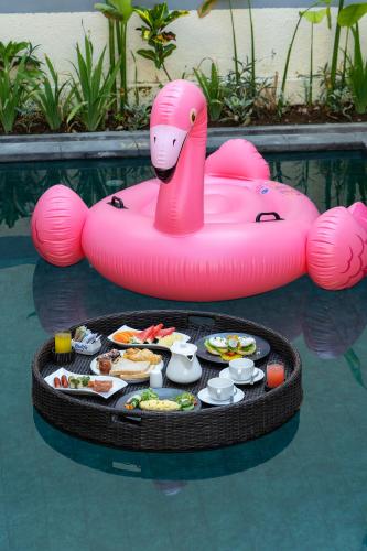 Jídlo v vily nebo okolí